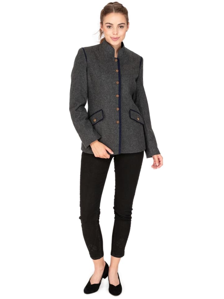 OS-Trachten Jacke 452003-3983 in dunkelgrau günstig kaufen