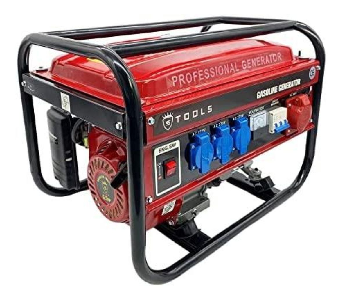 Erdmann Stromerzeuger 2 Stck.Stromerzeuger S-Tool ST8500W Generator 4 Takt Motor, (2-tlg)
