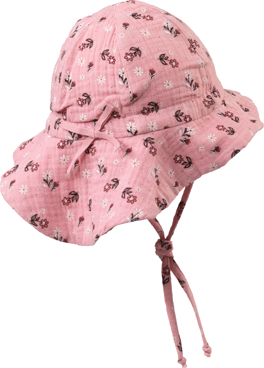 Baby Mütze, Gr. 44/45, aus Bio-Baumwolle, rosa, 1 St