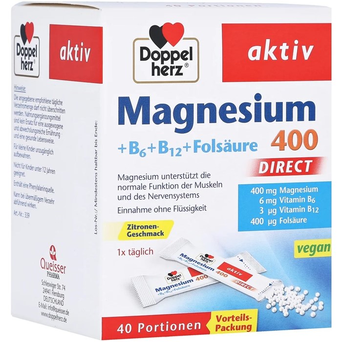 Magnesium + B6 + B12 + Folsäure