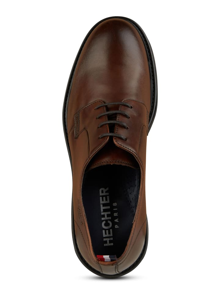 HECHTER PARIS Schnürschuh in blackbrown günstig kaufen