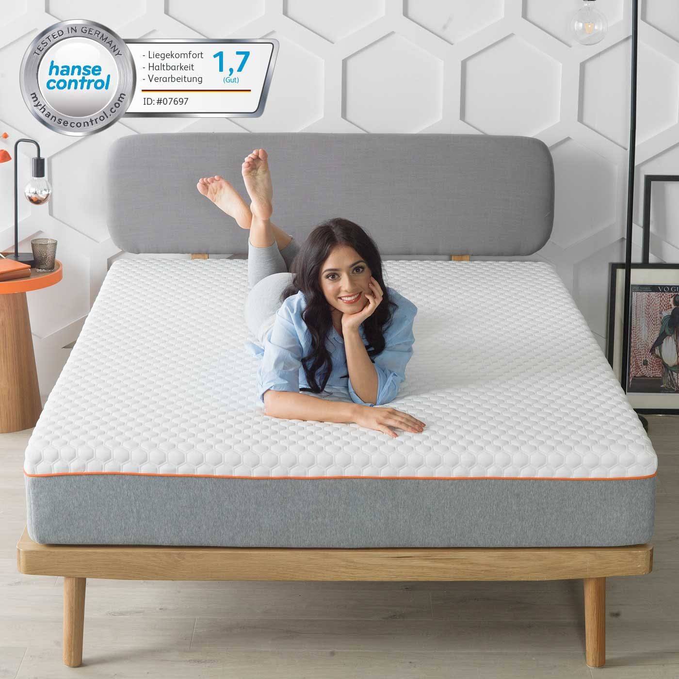 Komfortschaummatratze Octasleep Smart Matress, OCTAsleep, 18 cm hoch, Innovative Schaumfedern mit neuartigem Komforterlebnis