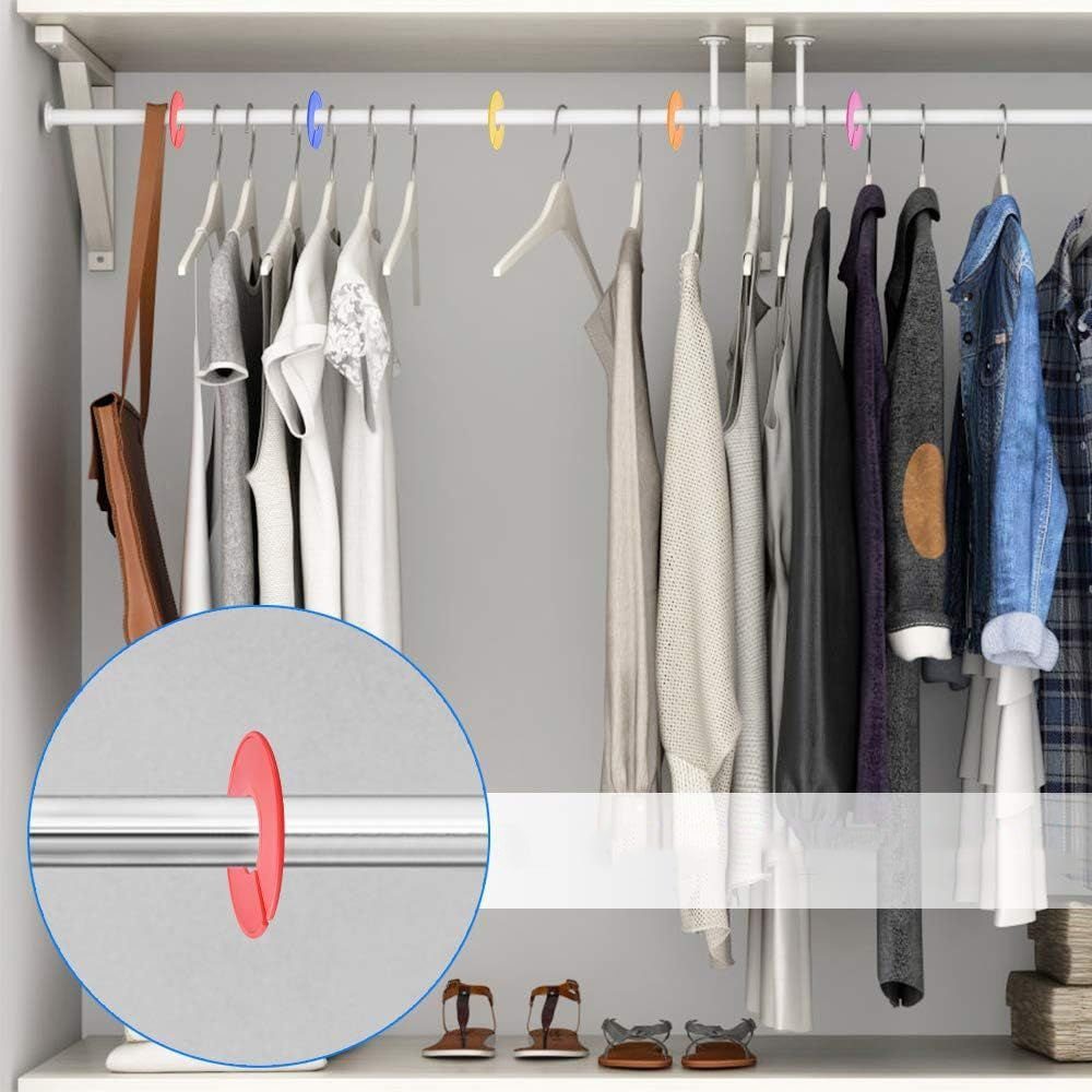 Bizaical Kleiderbügel 24 Pcs Kleidung Größe Teiler Rund Kleidung Organisation,Schreibbar, (24-tlg)