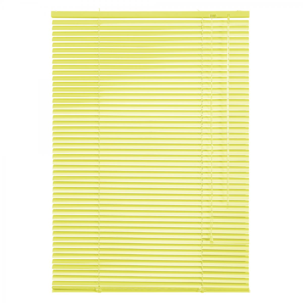 Bella Casa Aluminium-Jalousie, 60 x 160 cm, lemon yellow