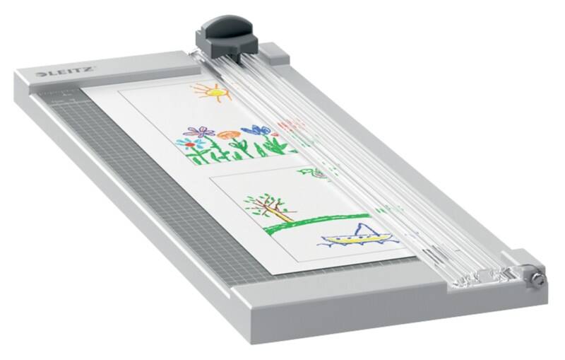 Leitz Precision Home Schneidemaschine 9025 A4 305 mm Einziehbare feste Klinge gerader Schnitt Grau 8 Blatt