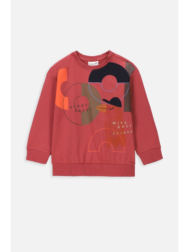 Coccodrillo Langärmeliges T-shirt in dunkelrot günstig kaufen