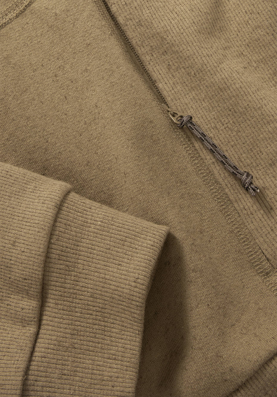 Sweatshirt aus Bio-Baumwolle mit Hanf und Schurwolle