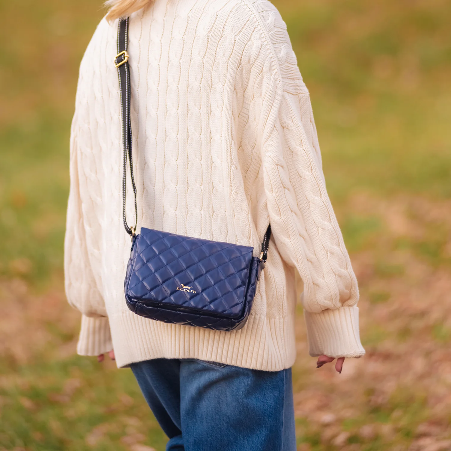 Horizontal Quilted Crossbody After Hours