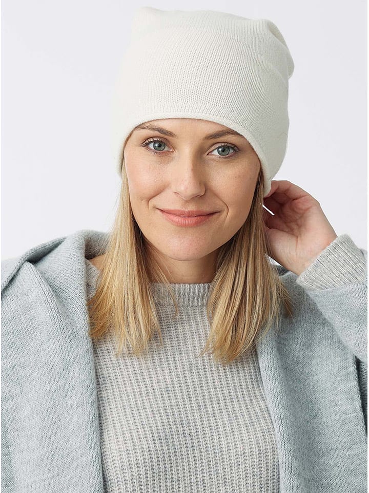 Zwillingsherz Beanie in Weiß günstig kaufen onesize