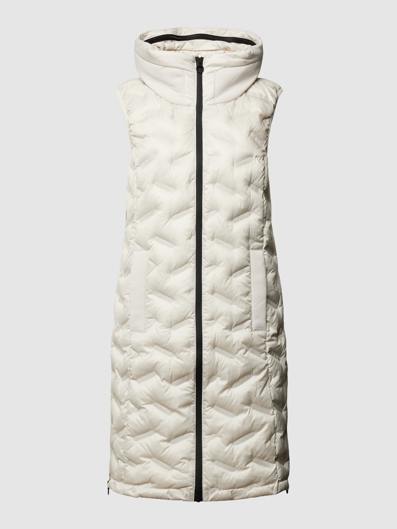 Weste mit herausnehmbarer Kapuze in offwhite