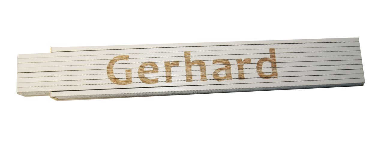 Heka Werkzeuge GmbH Meterstab weiß Gerhard