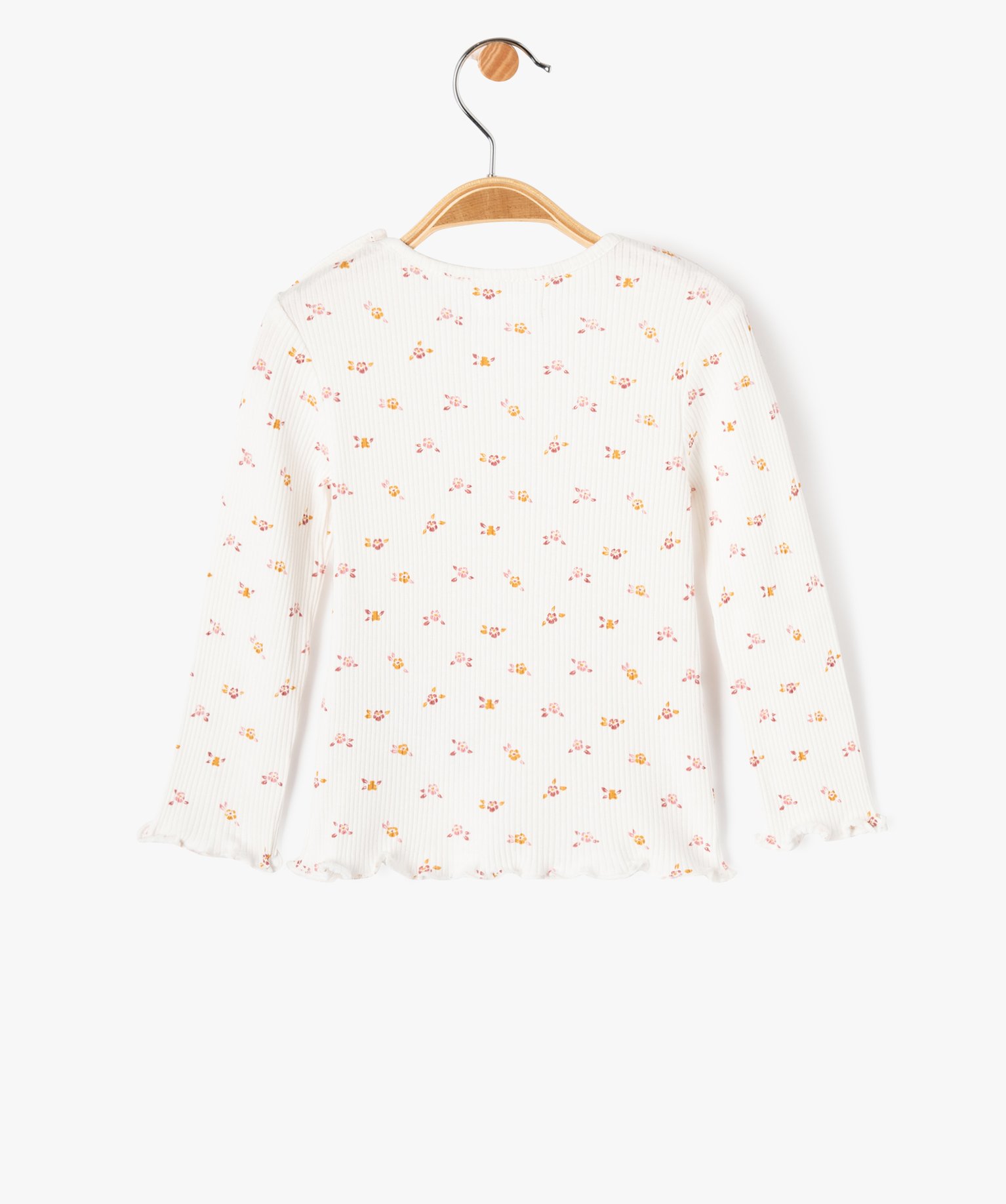Ensemble 2 pièces robe tablier et tee-shirt manches longues... jaune | GEMO