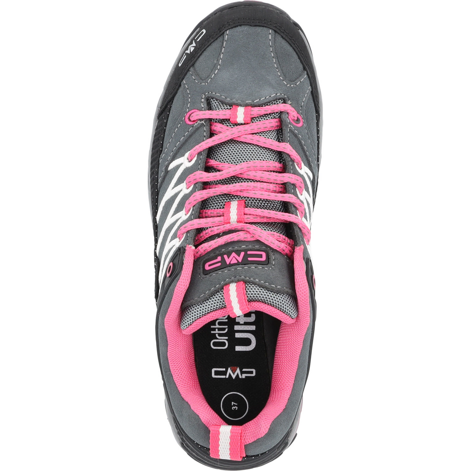 CMP Rigel Low Trekking WP 3Q13246, Trekkingschuhe, Damen, GREY-FUXIA-ICE