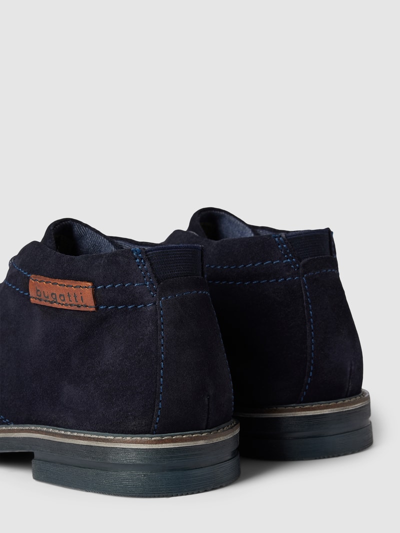 Derby-Schuhe mit Schnürverschluss Modell 'Merlo' in marineblau