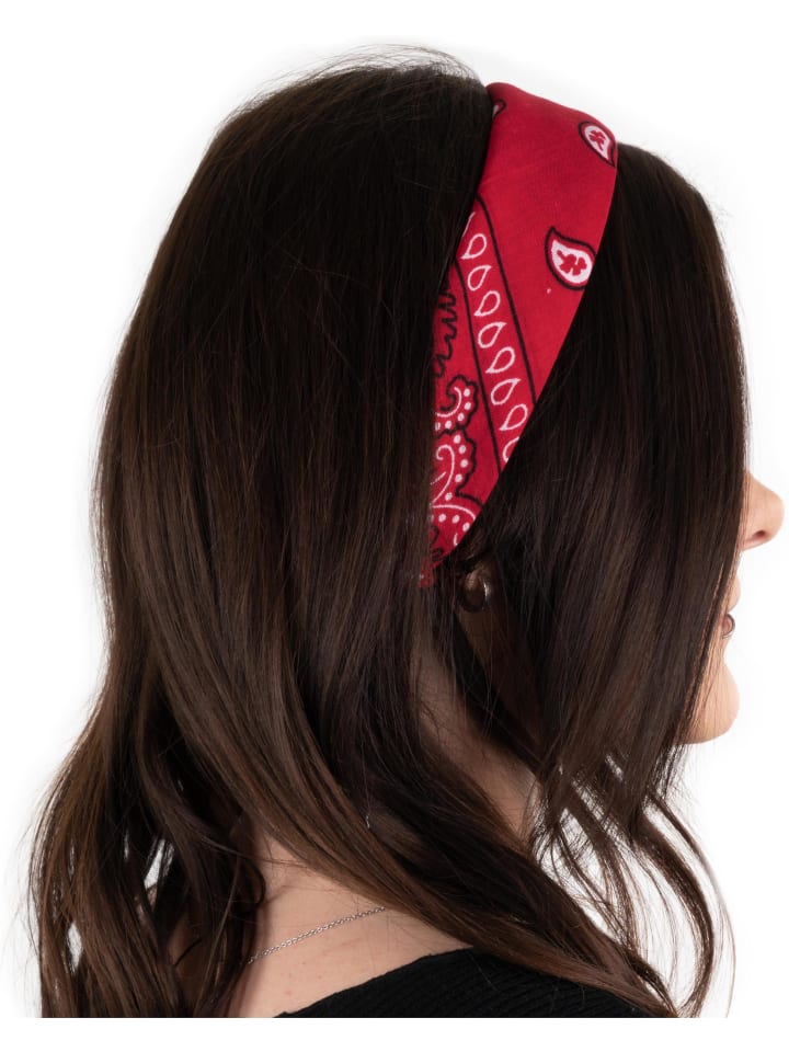 Normani Outdoor Sports 3 Bandana Kopftuch in Rot/Weiß günstig kaufen onesize