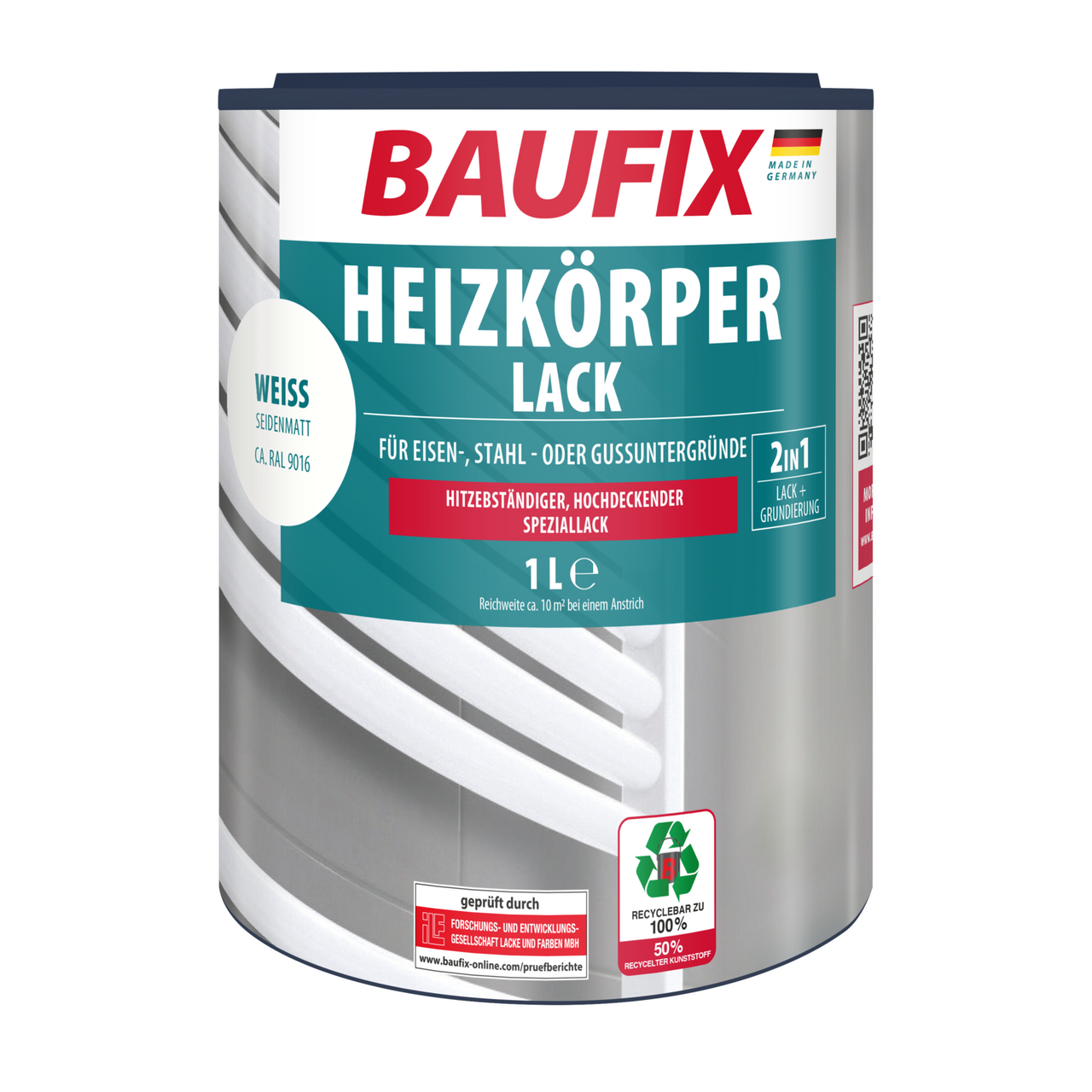 Baufix BAUFIX Heizkörper-Lack weiß seidenmatt