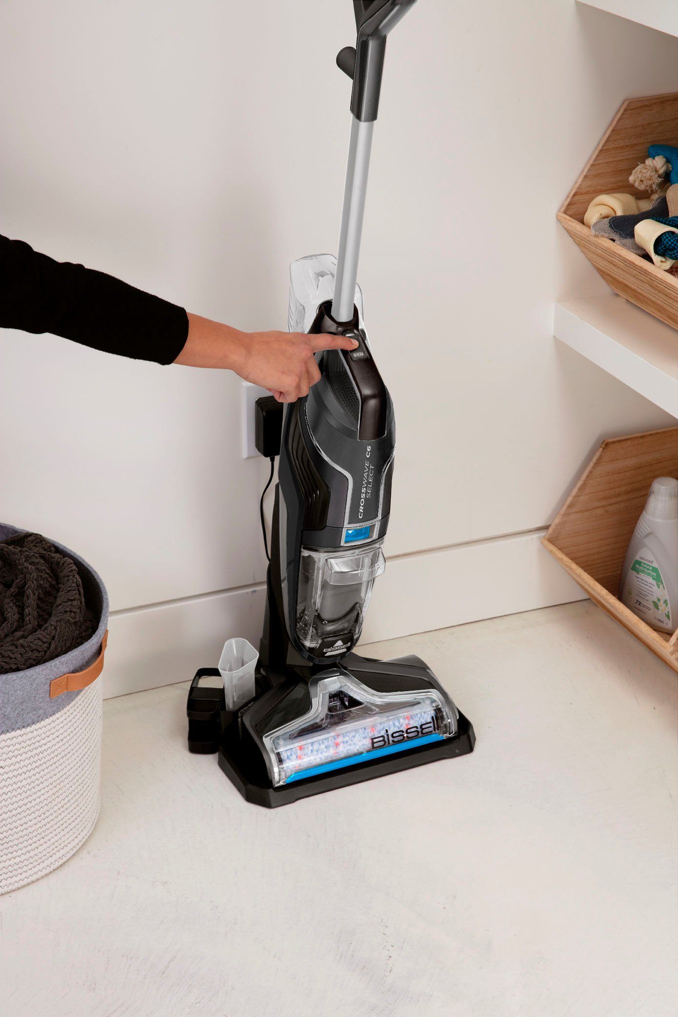 Bissell Nass-Trocken-Sauger CrossWave C6, 255 W, beutellos, cordless