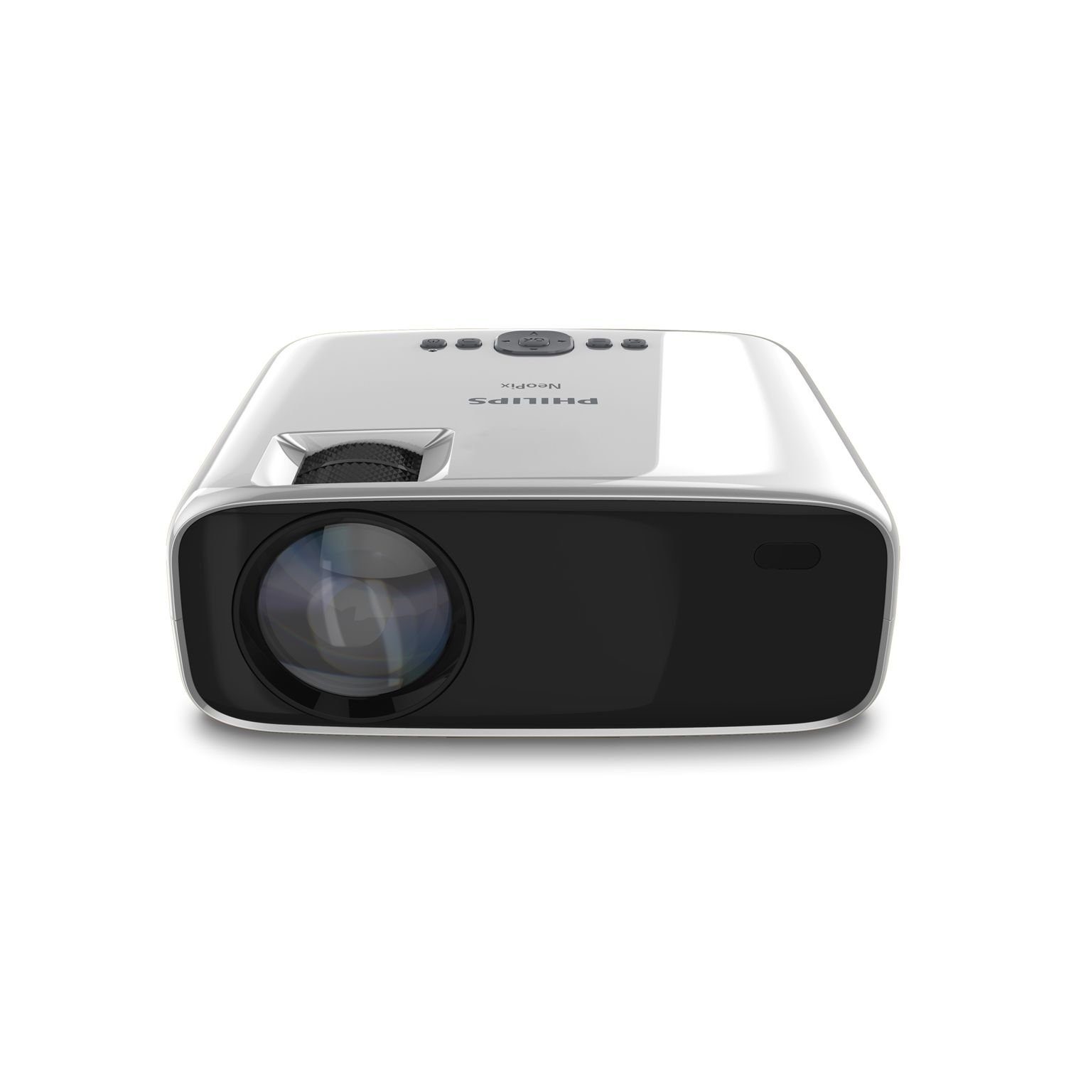 Philips NeoPix Ultra One Full HD-Projektor mit Apps und Media-Player Beamer (3000:1, 1920 x 1080 px, Micro SD Kartenleser integriert)