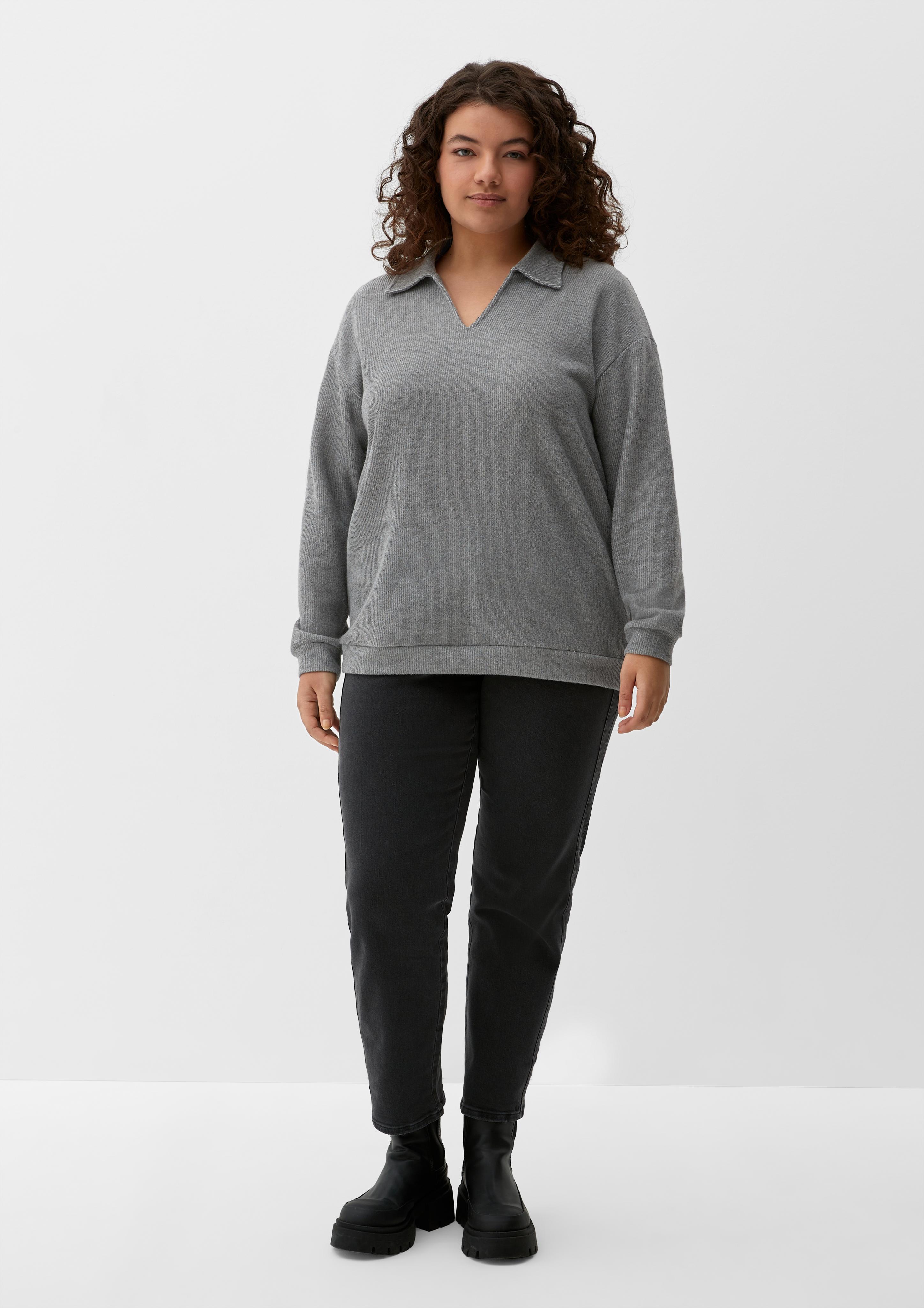 Sweatshirt mit Polokragen  2125466-9730