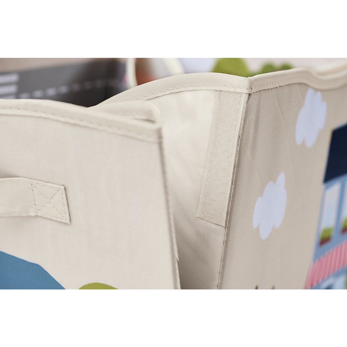 Spielteppich und Aufbewahrungsbox, Playbox - Motiv Stadt