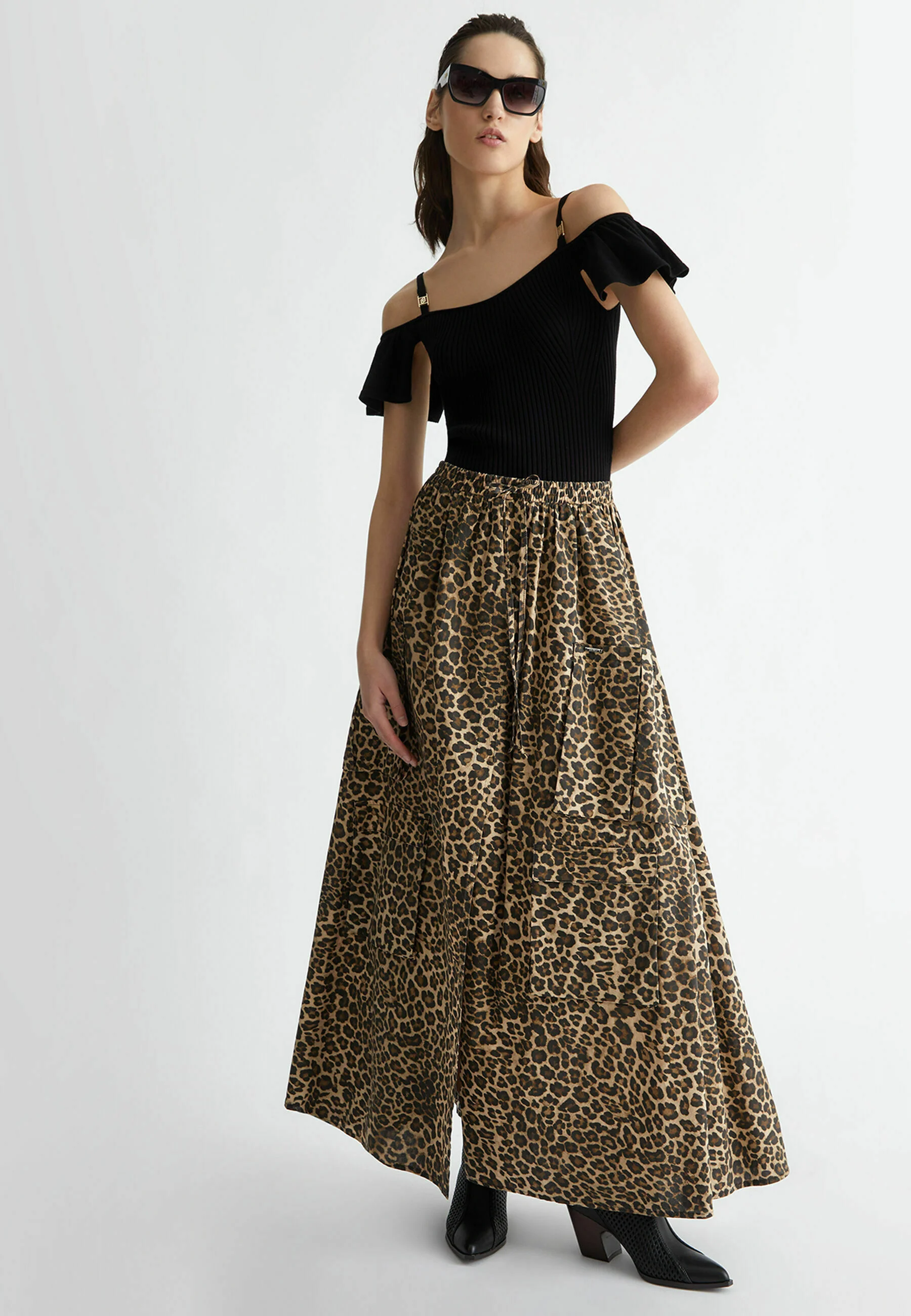 Falda larga de jeans Liu Jo
