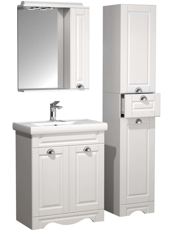 ebuy24 Badmöbelset CasaloL Weiß 61 x 46 cm günstig kaufen onesize