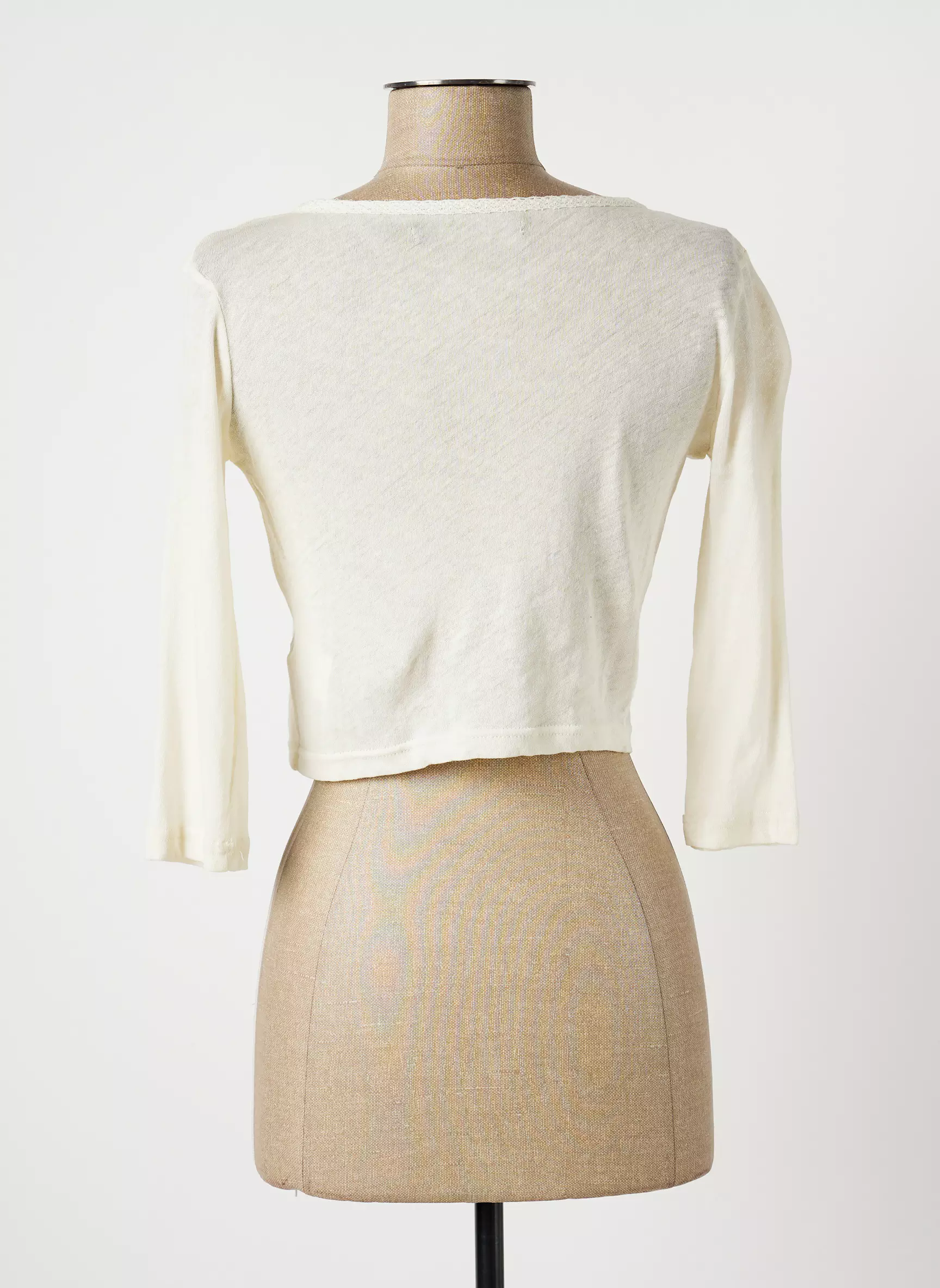 Lauren Vidal Vestecasual Femme couleur beige