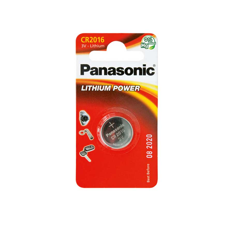 Panasonic Lithium Power Knopfzelle CR2016L/1BP, 3 V, 1 Stück - ATU