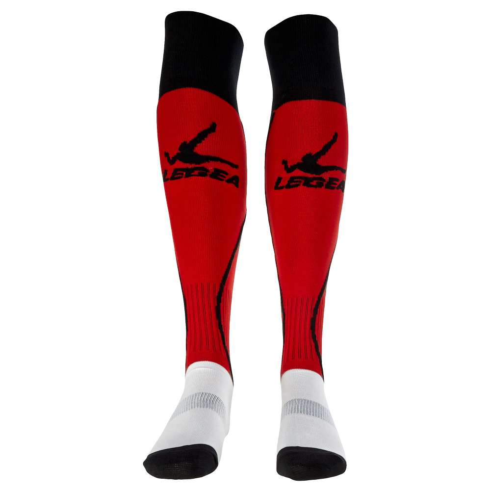 Legea Stutzen Gold Pro rot/schwarz