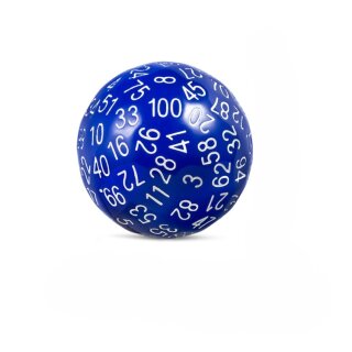 D100 Dice Blue