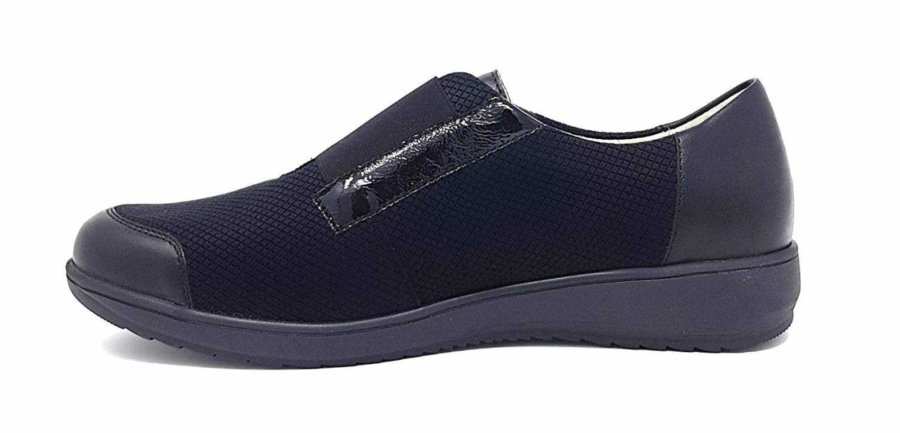 GOLDKRONE Komfort Slipper schwarz
