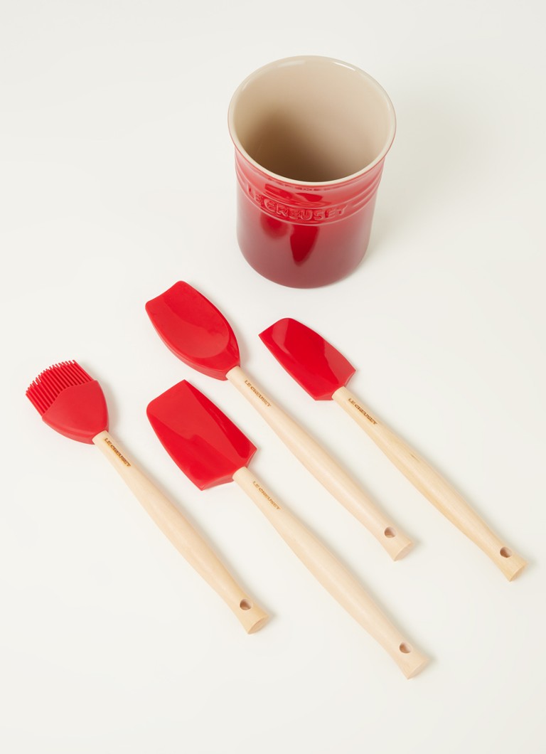 Casserole Le Creuset avec 4 spatules