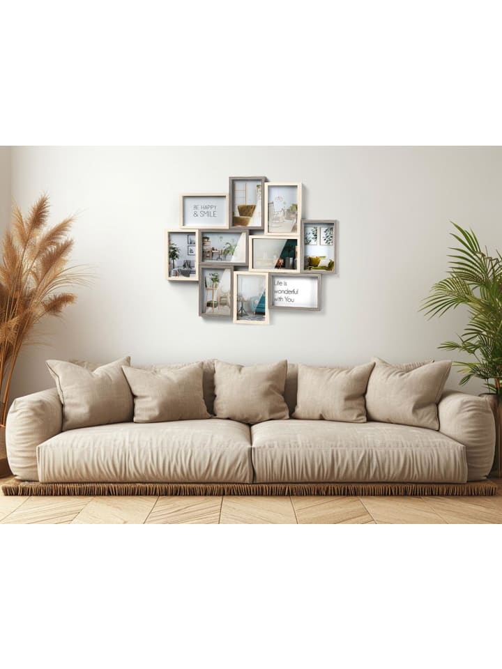 kobolo Bilderrahmen Collage GRAY in Grau günstig kaufen onesize