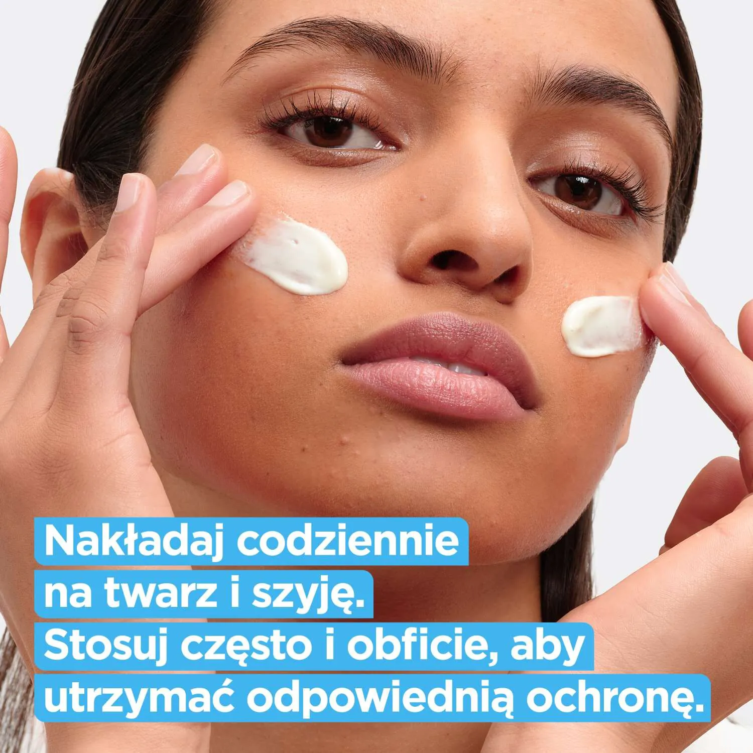 Mixa fugtgivende ansigtscreme SPF50 med hyaluronsyre for at forhindre tørhed