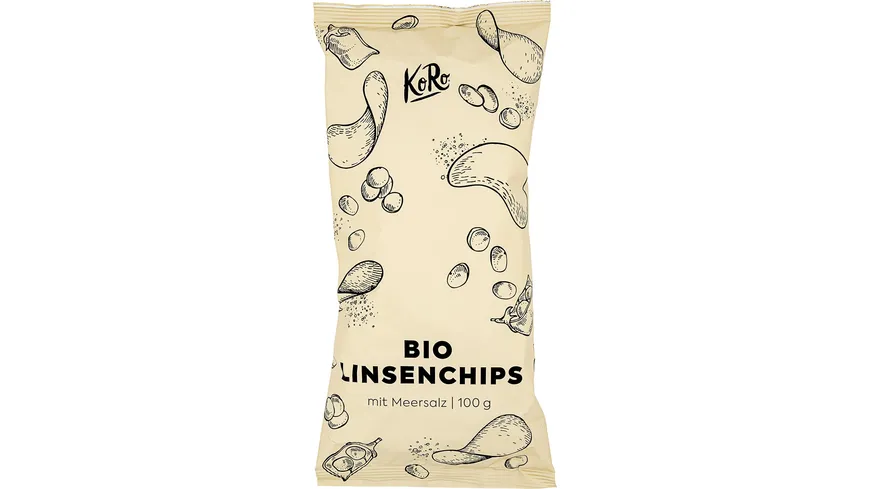 KoRo Bio Linsenchips Meersalz 100 g