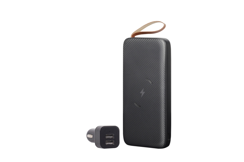 Smartphone Lade Set, Powerbank, Autoladegerät und 3-in-1 Kabel - ATU
