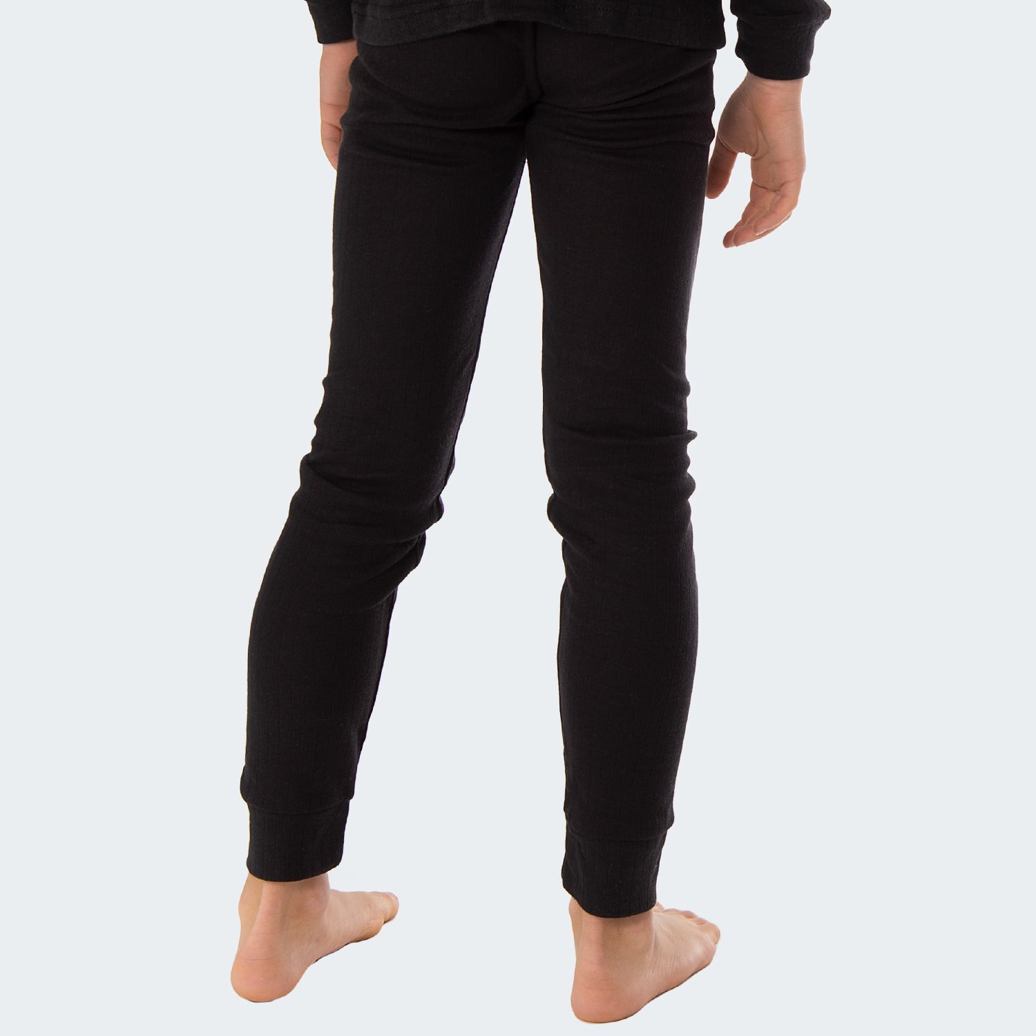 Black Snake Black Kinder Thermounterhose