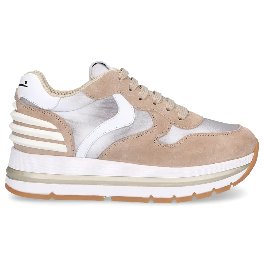 VOILE BLANCHE - Sneaker low MARAN POWER Veloursleder - beige