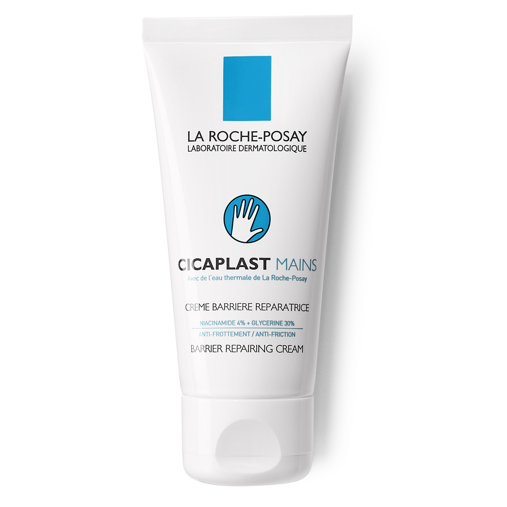 La Roche-Posay Cicaplast Crème mains barrière réparatrice 50ml Crème mains barrière réparatrice et hydratante pour mains abimées et sèches