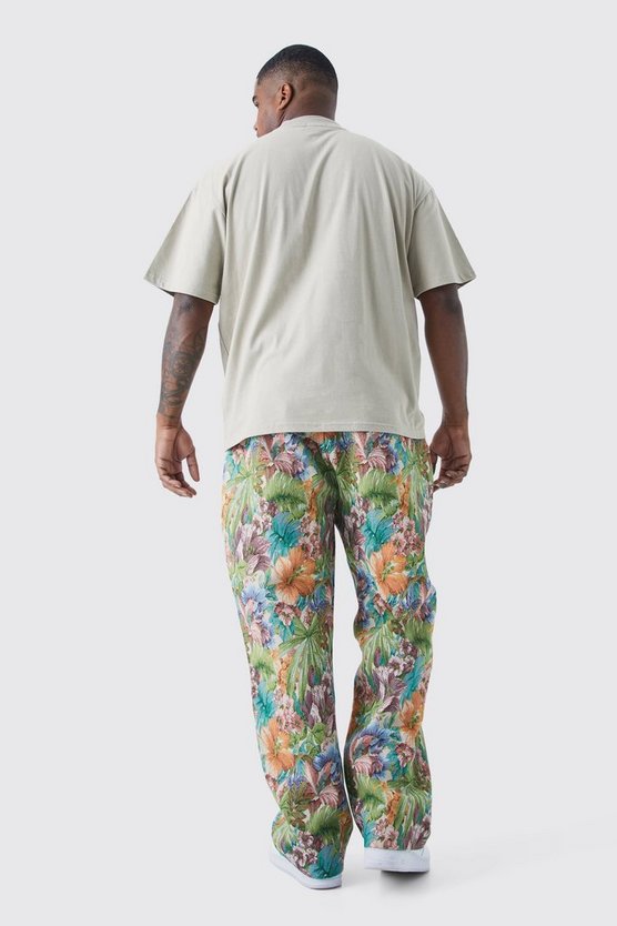 Plus florale Hose