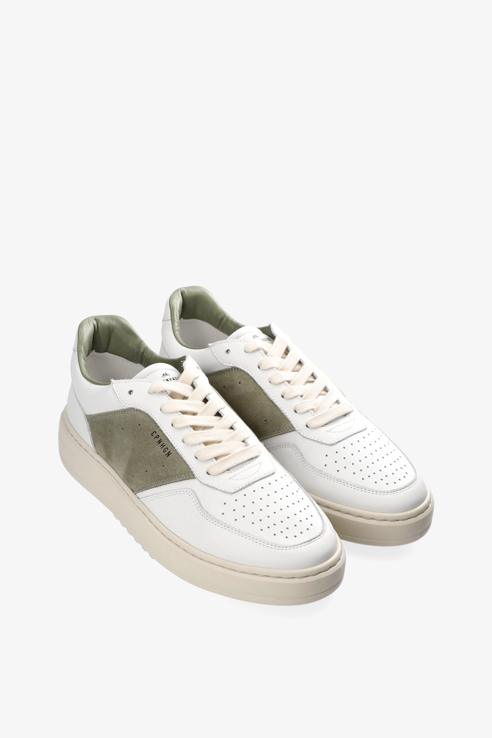 CPH1M leather mix white/olive