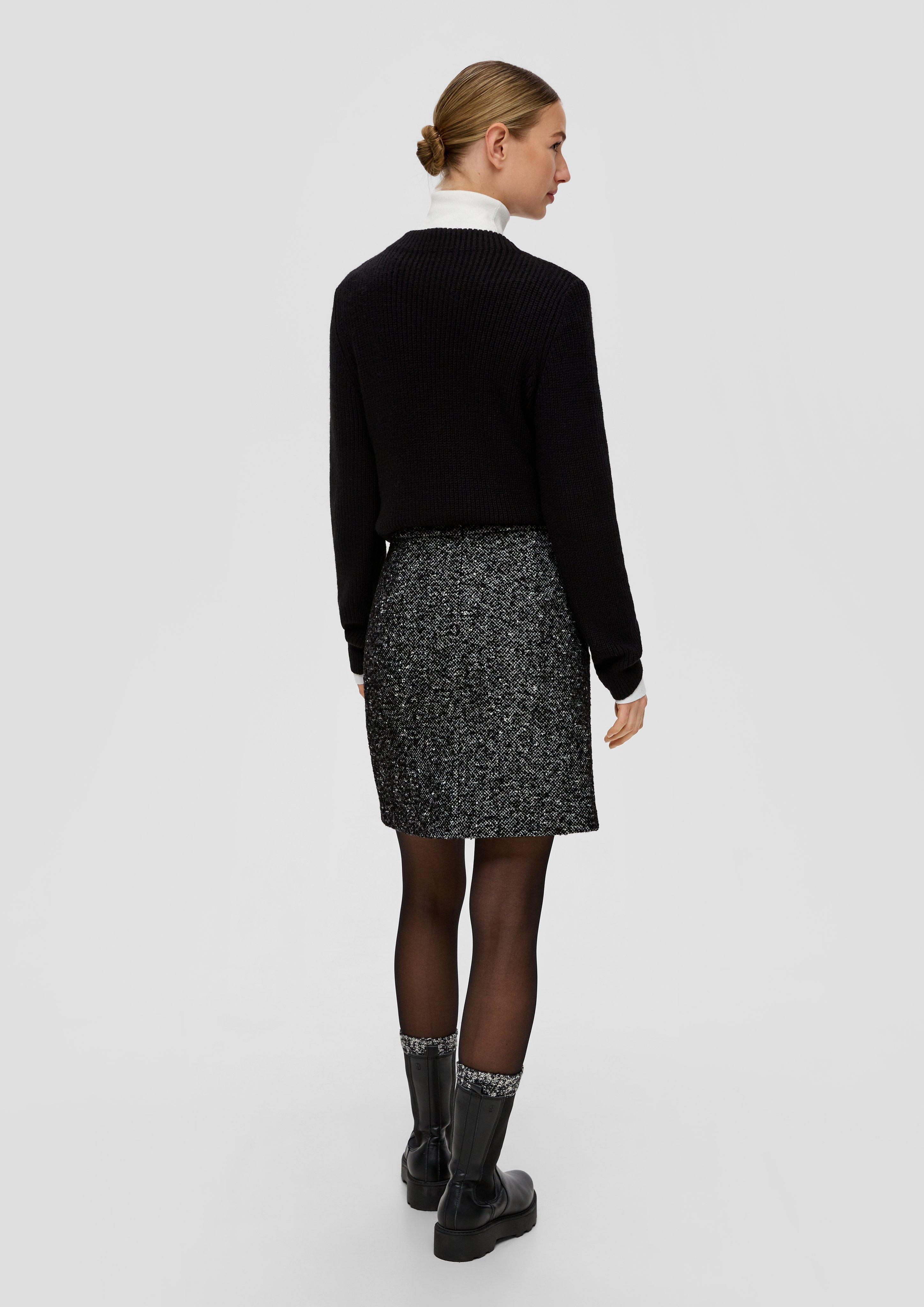 Wollrock mit Bouclé  2138829-99P0
