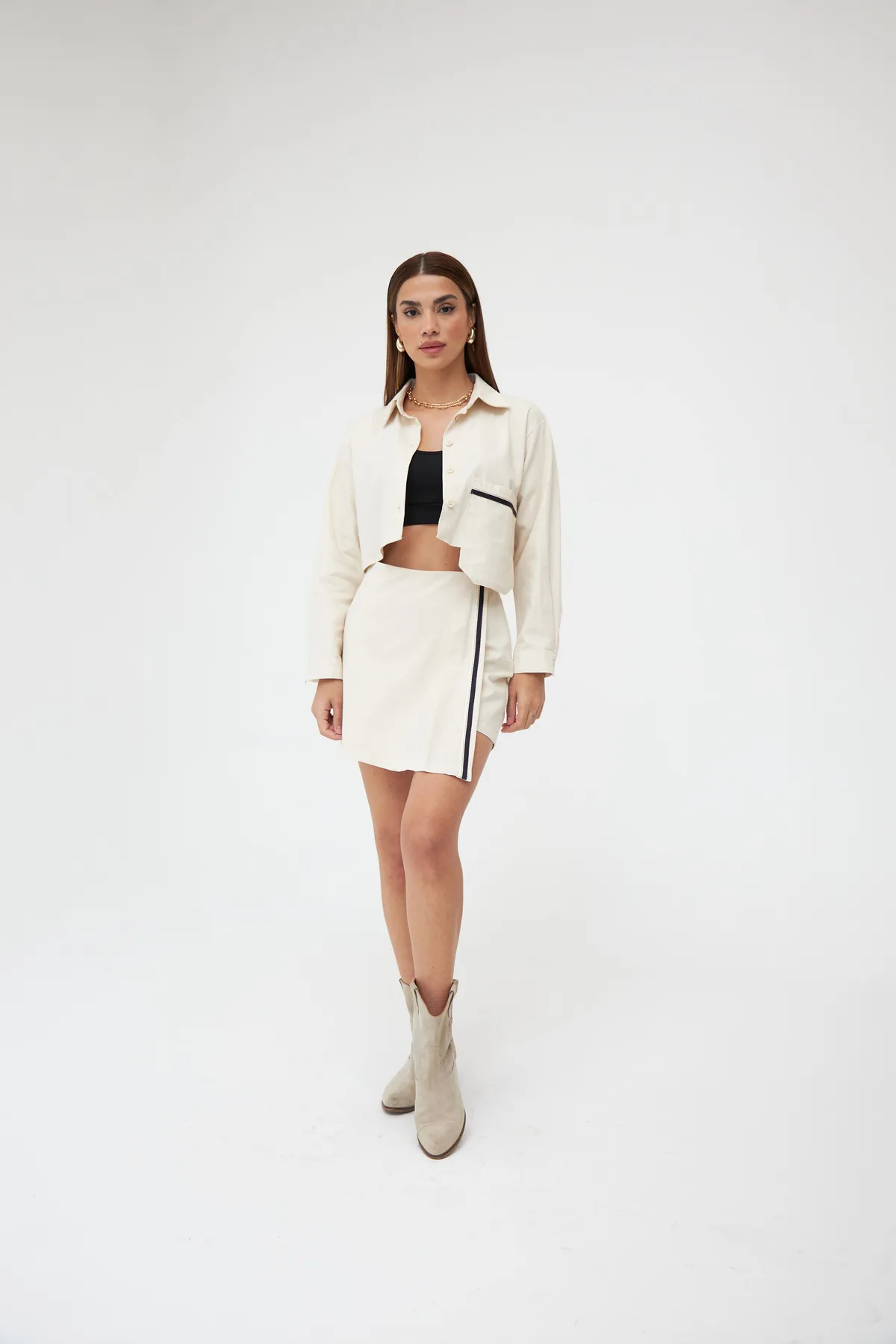 Laluvia  Zweiteiler - Grau - Regular Fit