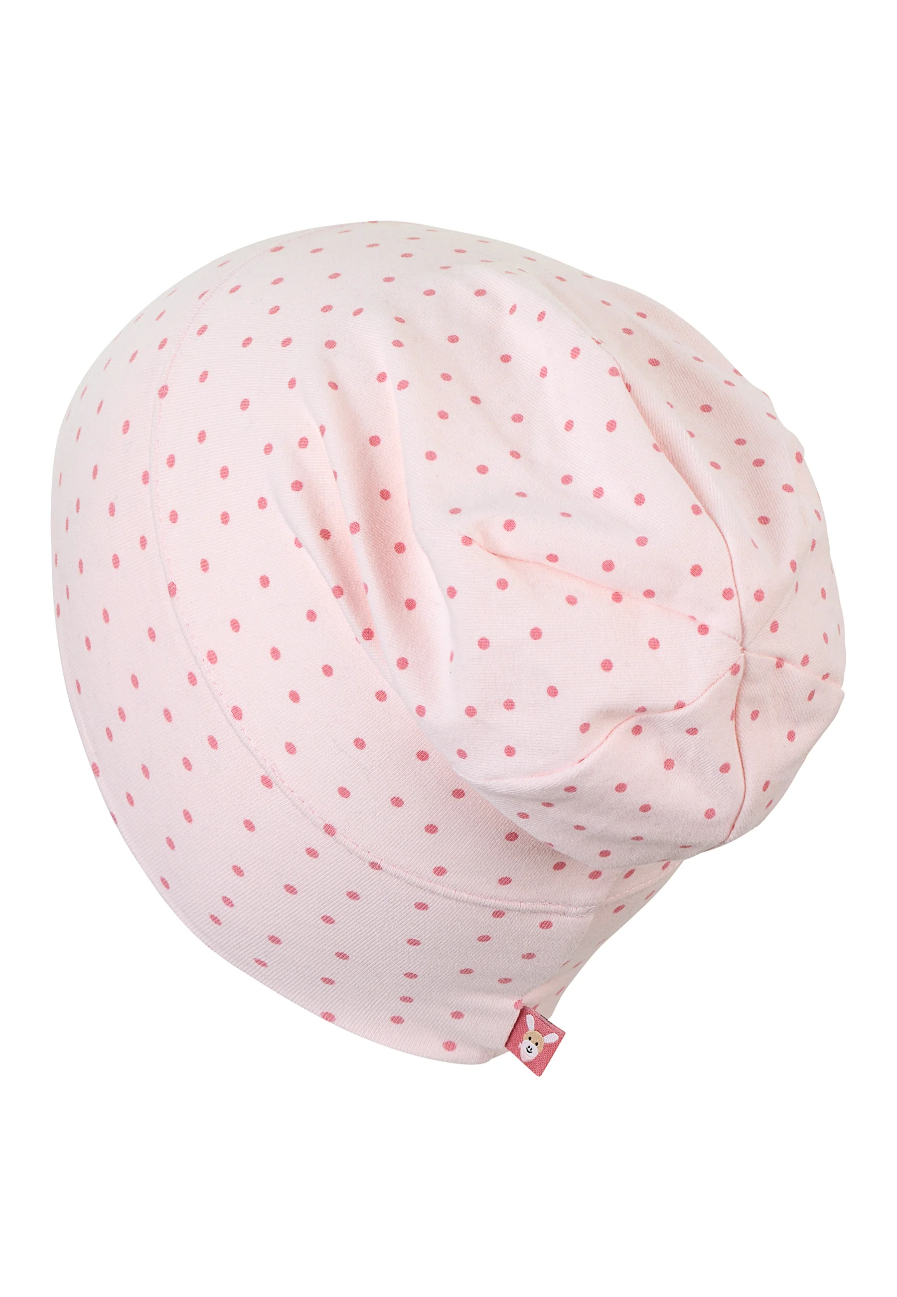 GOTS Slouch-Beanie aus Single Jersey (Bio) in Rosa