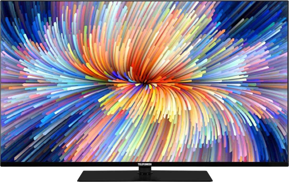 Telefunken D43V950M2CWH LED-Fernseher (108 cm/43 Zoll, 4K Ultra HD, Smart-TV, Dolby Atmos,USB-Recording,Google Assistent,Android-TV)