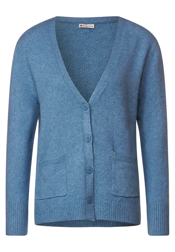 Street One Cardigan mit V-Ausschnitt