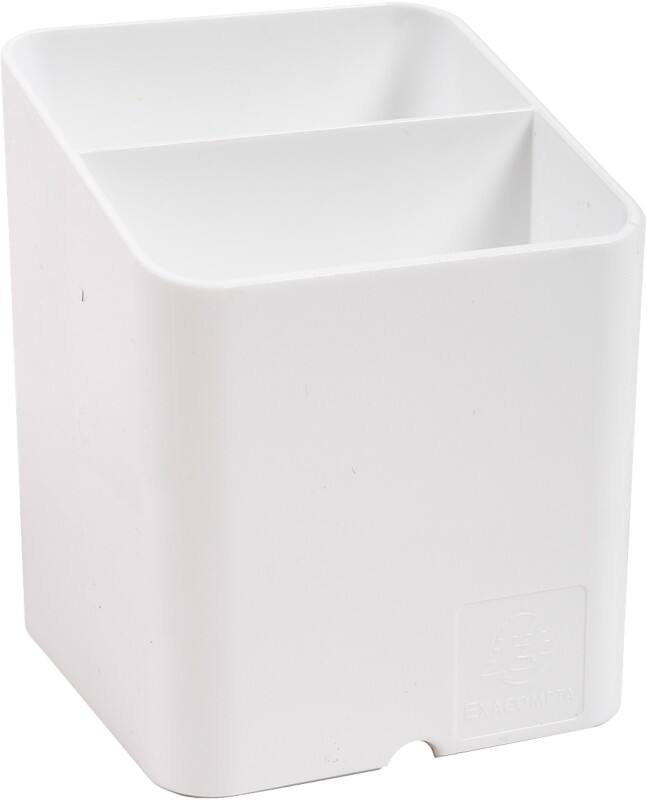 Exacompta Office Stiftebox Kunststoff Weiß 7,4 x 7,6 x 9,3 cm