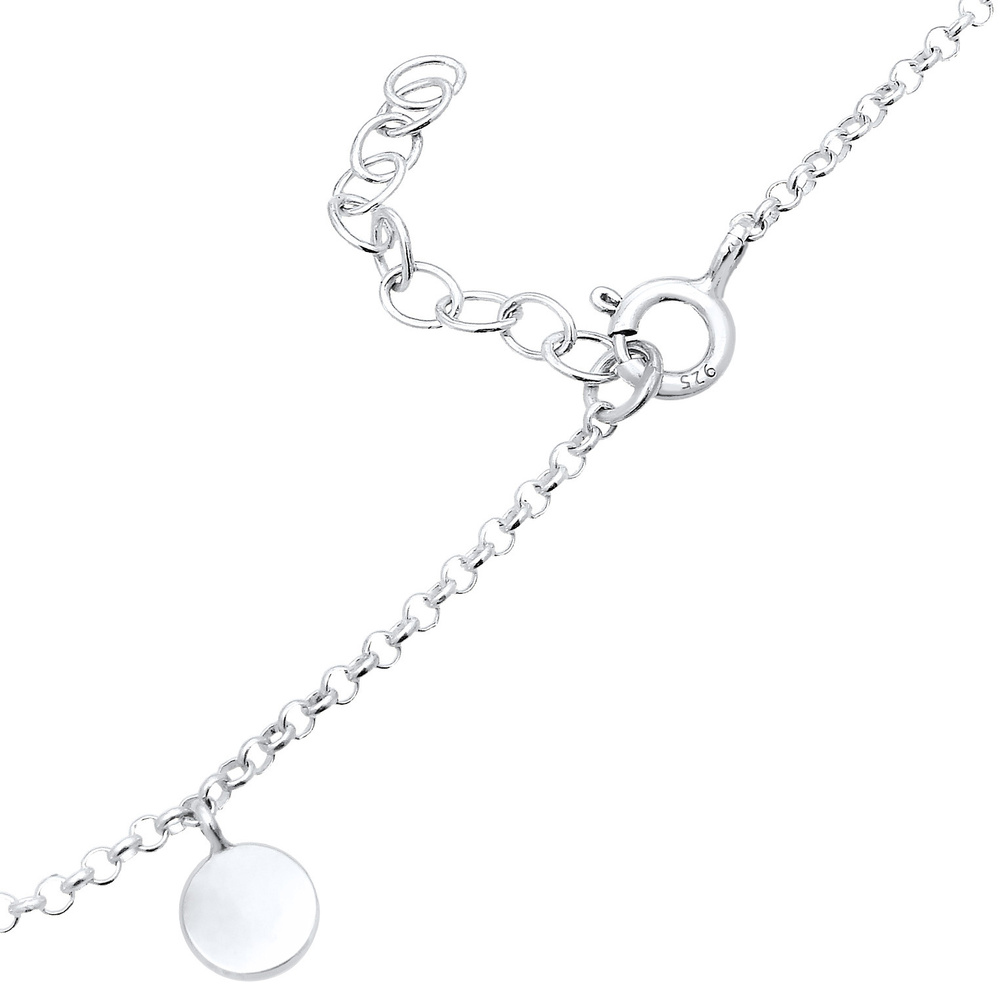 Elli Elli Bracelet de Cheville de Cheville Bijoux Pied Femme - (925/1000) Argent Bijoux