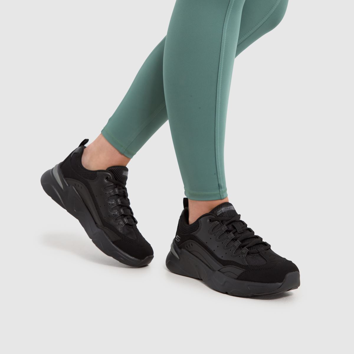 SKECHERS – Bobs Sport Bamina – Svarta sneakers