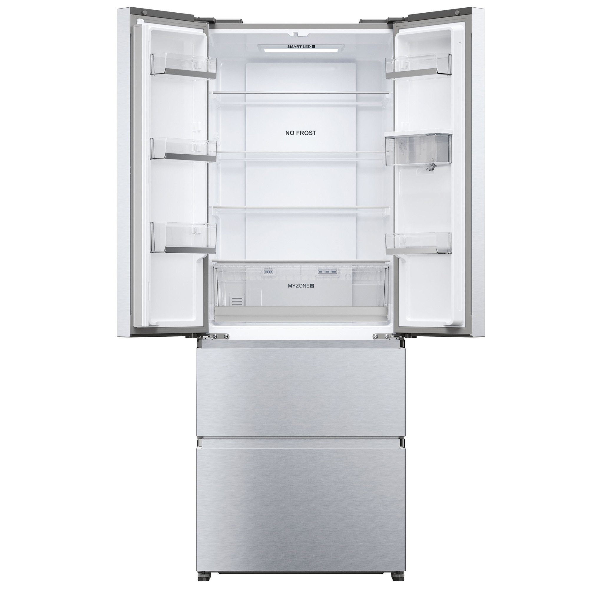 Haier French Door HFR5719EWMG, 190 cm hoch, 70 cm breit, 1,8 l Wasserspender, Total NoFrost, Super Kühl-& Gefrierfunktion